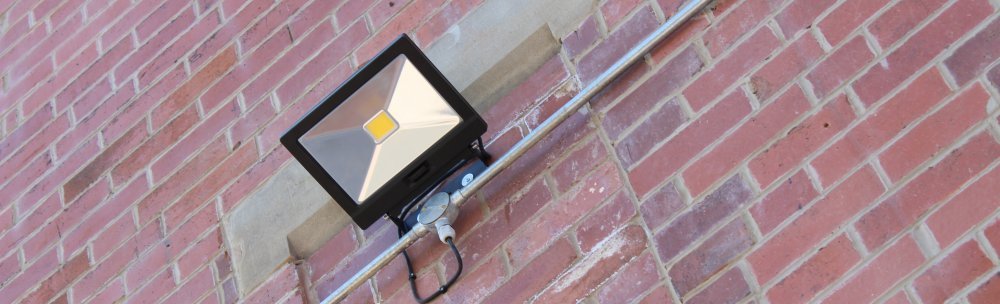 Security lighting in Consibrough, Doncaster